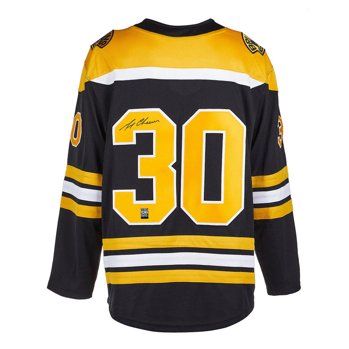 Gerry Cheevers Signed Boston Bruins Fanatics Breakaway Home Black Jersey