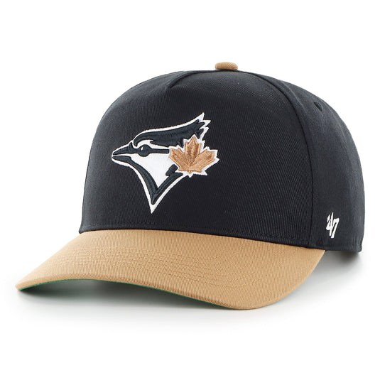Toronto Blue Jays MLB '47 Brand Golden Age Hitch Black / Tan Cap
