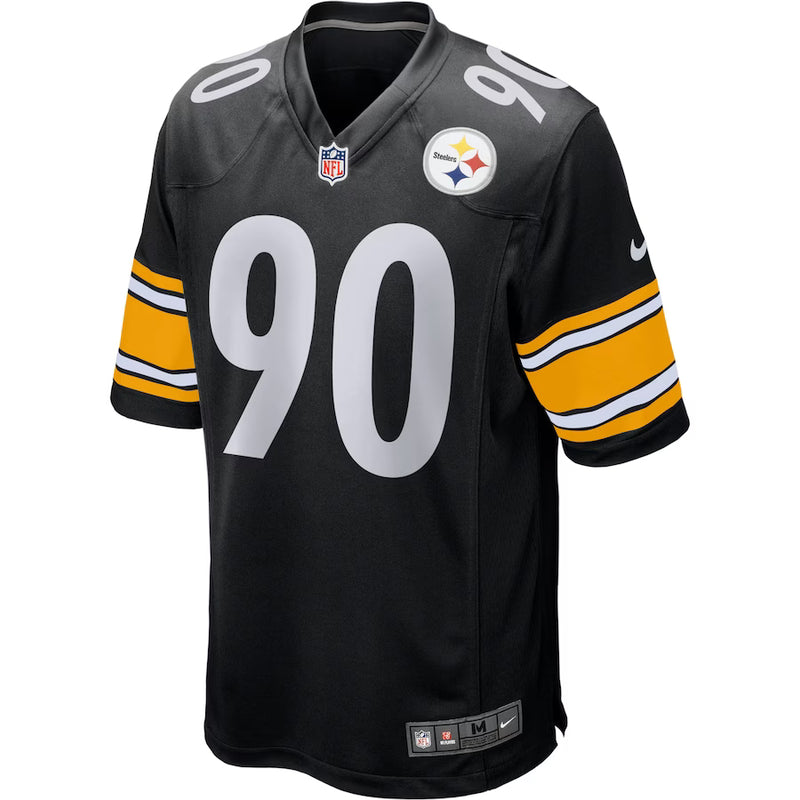 Chargez l&#39;image dans la visionneuse de la galerie, TJ Watt Pittsburgh Steelers Nike Maillot de l&#39;équipe de match
