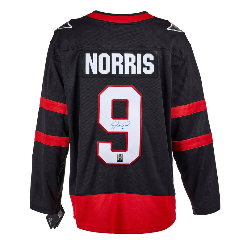 Load image into Gallery viewer, Josh Norris Signed Ottawa Senators Fanatics Breakaway Home Black Jersey
