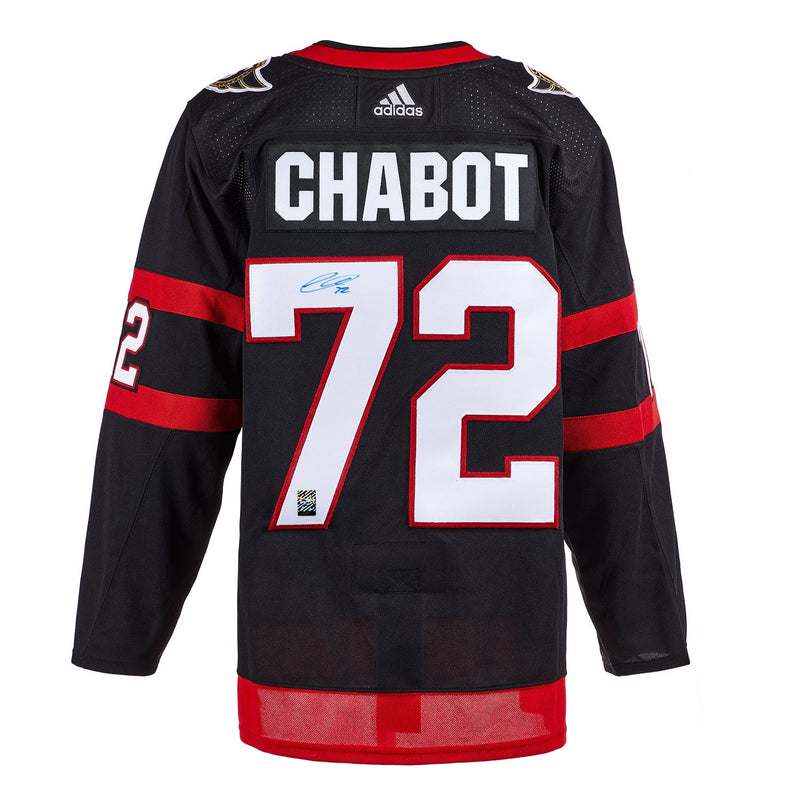 Load image into Gallery viewer, Thomas Chabot Signed Ottawa Senators Adidas Pro Home Black Jersey

