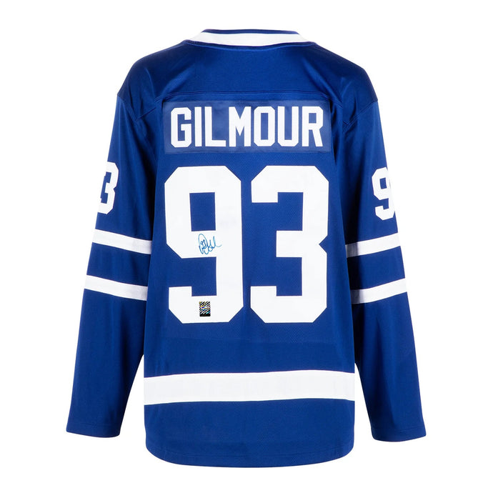 Doug Gilmour Signed Toronto Maple Leafs Fanatics Breakaway Home Blue Jersey