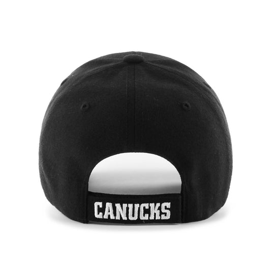 Vancouver Canucks 1985 NHL 47 MVP Black & White Cap