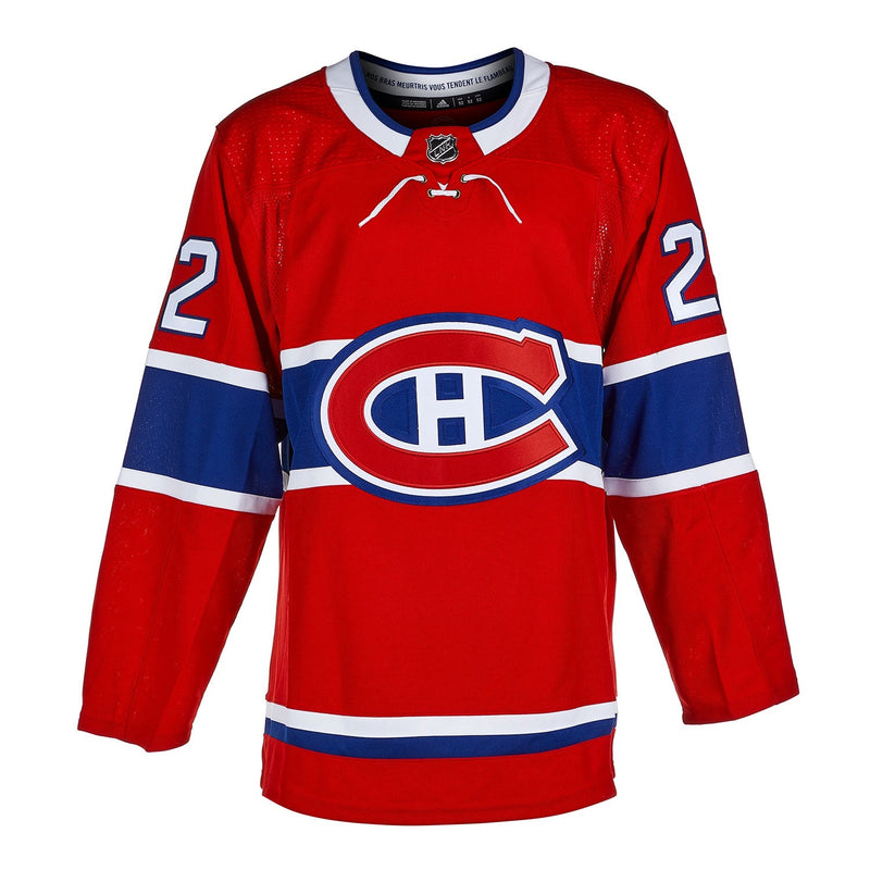 Chargez l&#39;image dans la visionneuse de la galerie, Cole Caufield Signed Montreal Canadiens Adidas Pro Home Red Jersey

