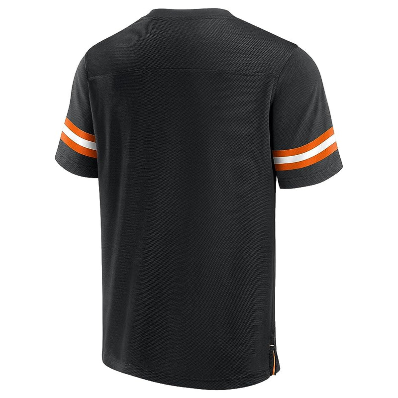 Load image into Gallery viewer, Cincinnati Bengals NFL Hashmark V-Neck Short Sleeve Jersey
