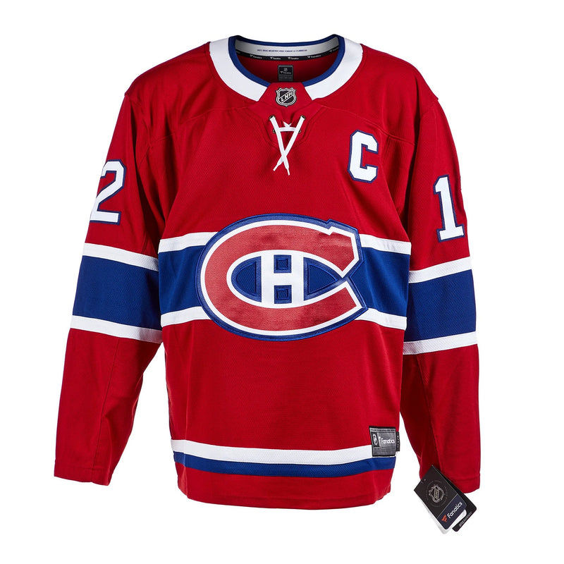 Load image into Gallery viewer, Yvan Cournoyer Signed Montreal Canadiens Fanatics Breakaway Home Red Jersey
