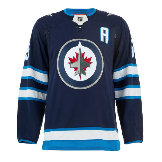 Mark Scheifele Signed Winnipeg Jets Fanatics Premium Home Navy Jersey