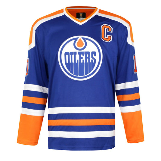 Mark Messier Signed Edmonton Oilers Fanatics Vintage Blue Jersey