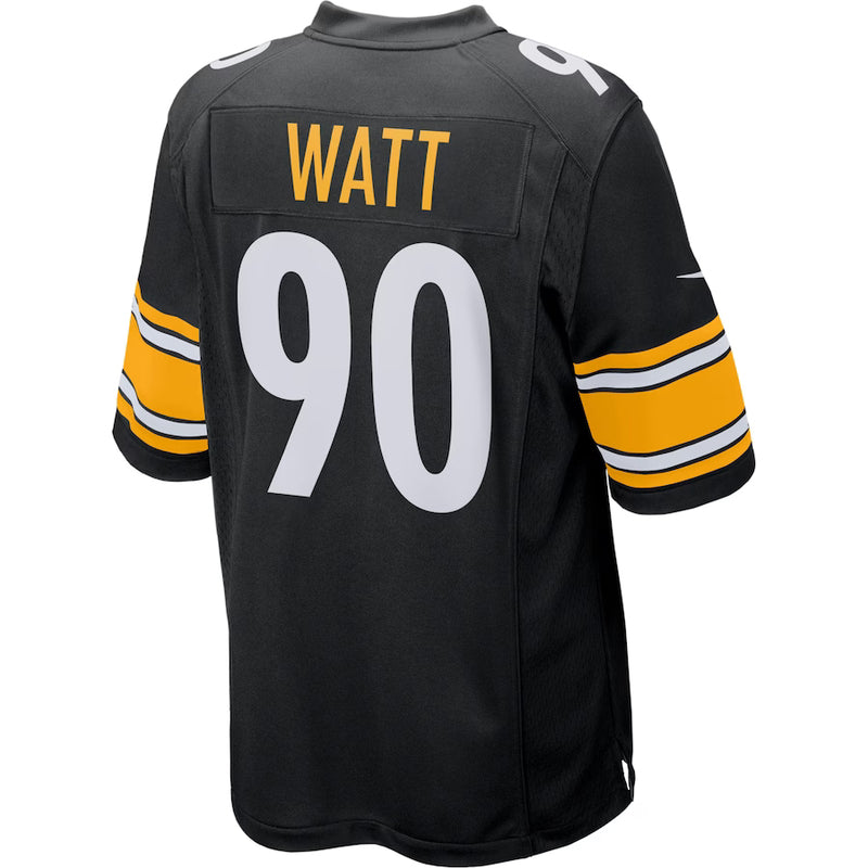 Chargez l&#39;image dans la visionneuse de la galerie, TJ Watt Pittsburgh Steelers Nike Maillot de l&#39;équipe de match
