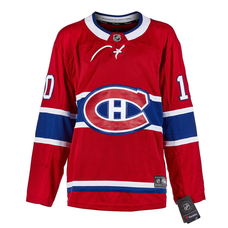 Chargez l&#39;image dans la visionneuse de la galerie, Guy Lafleur Signed Montreal Canadiens Fanatics Breakaway Home Red Jersey

