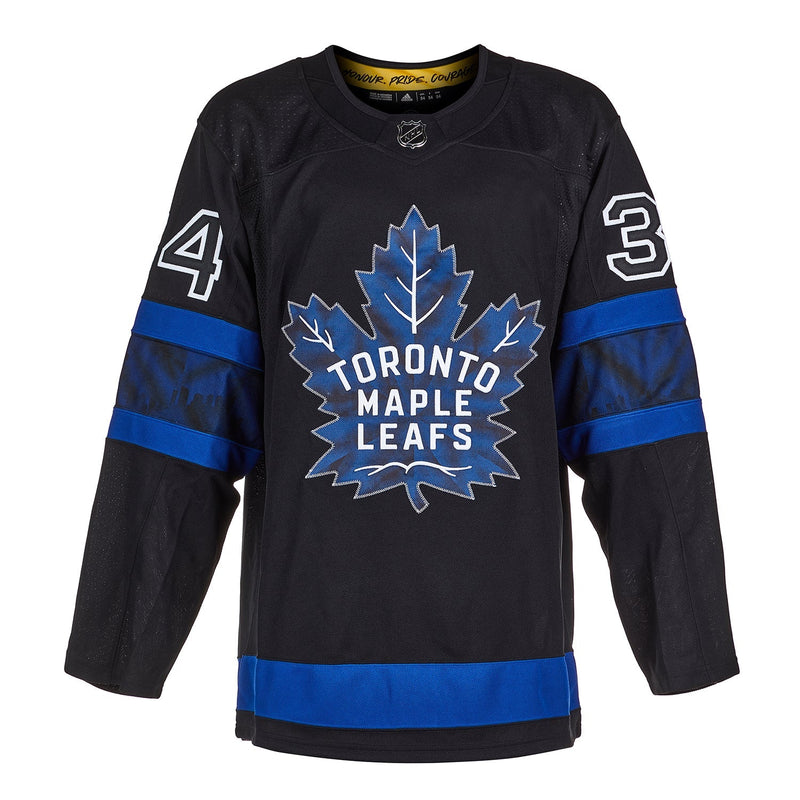 Chargez l&#39;image dans la visionneuse de la galerie, Auston Matthews Signed Toronto Maple Leafs Adidas Pro Flipside Black Jersey with &quot;2022 Hart&quot; Inscription
