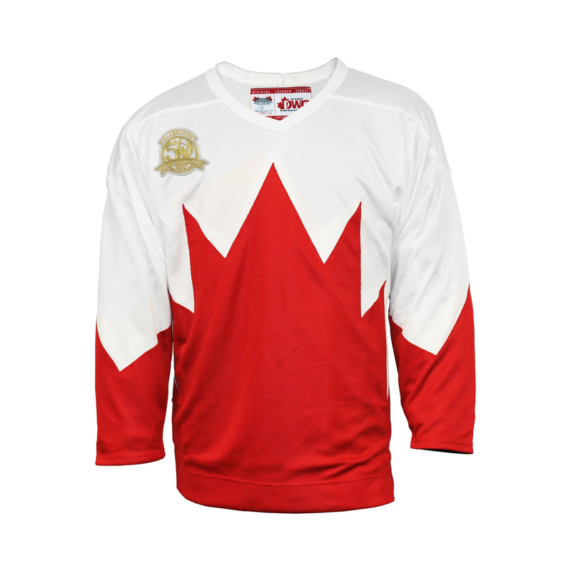 Chargez l&#39;image dans la visionneuse de la galerie, 50th Anniversary Paul Henderson Signed Limited Edition Team Canada 1972 Summit Series Away White Jersey
