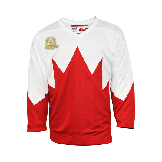 50th Anniversary Paul Henderson Signed Limited Edition Team Canada 1972 Summit Series Away White Jersey