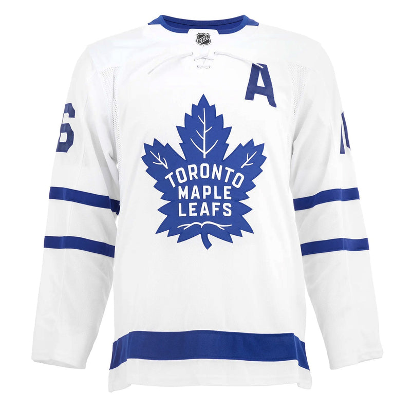 Chargez l&#39;image dans la visionneuse de la galerie, Mitch Marner Autographed Signed Toronto Maple Leafs Adidas Pro Away White Jersey
