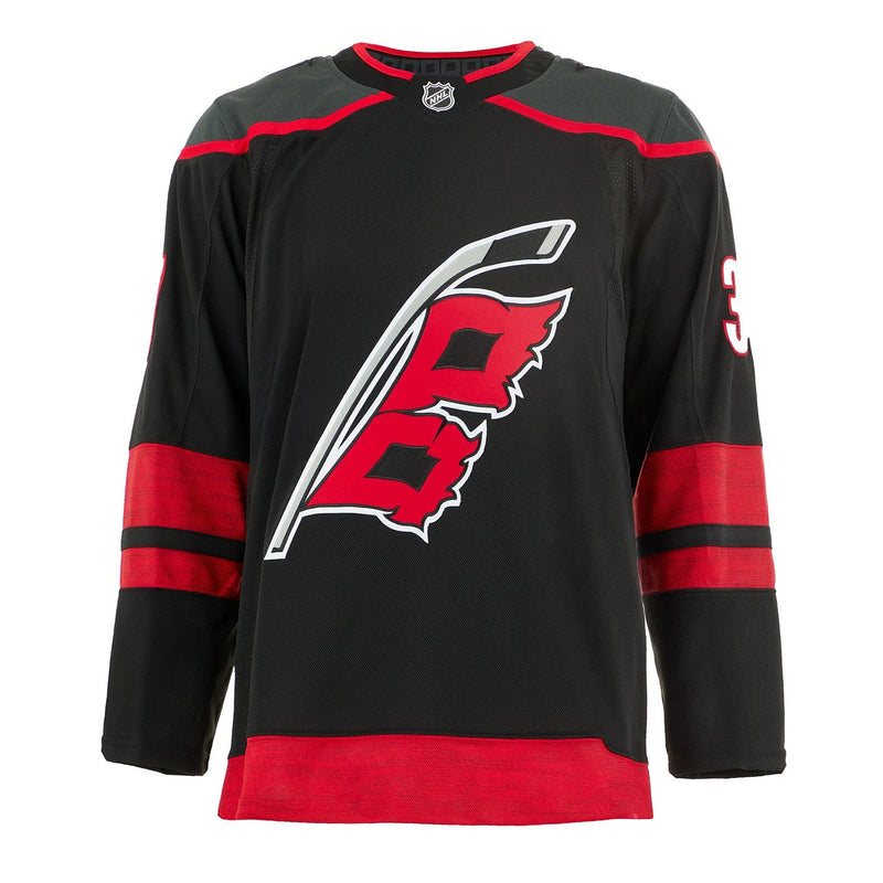 Chargez l&#39;image dans la visionneuse de la galerie, Andrei Svechnikov Signed Carolina Hurricanes Fanatics Premium Home Black Jersey
