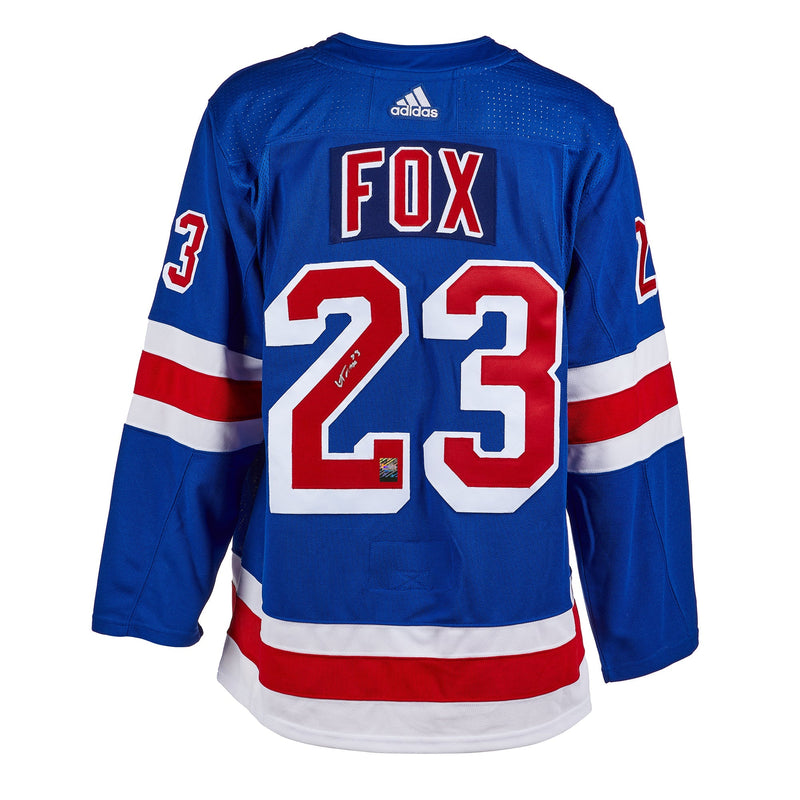 Load image into Gallery viewer, Adam Fox Signed New York Rangers 2021 Norris Adidas Pro Home Blue Jersey
