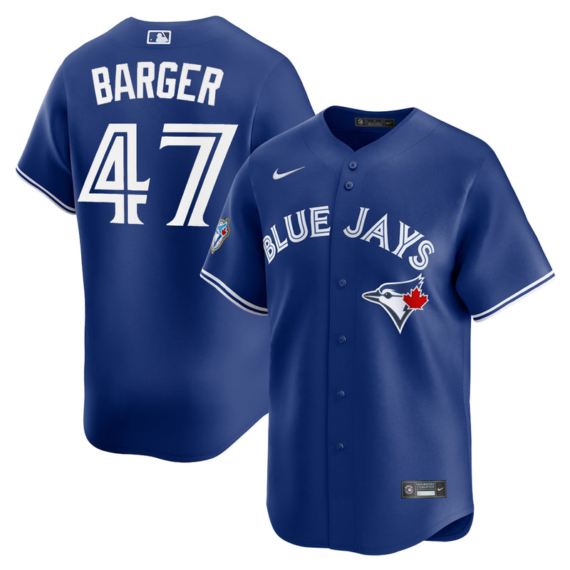 Chargez l'image dans la visionneuse de la galerie, Addison Barger 50th Anniversary Toronto Blue Jays MLB Nike Royal Alternate Replica Jersey - Sport Army
