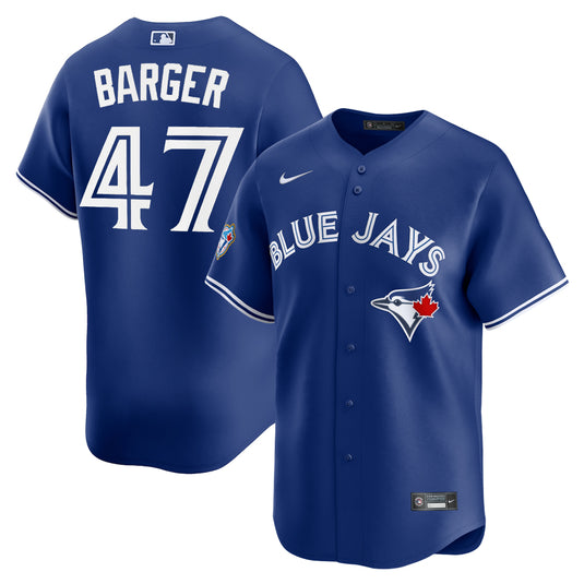 Addison Barger 50th Anniversary Toronto Blue Jays MLB Nike Royal Alternate Replica Jersey - Sport Army