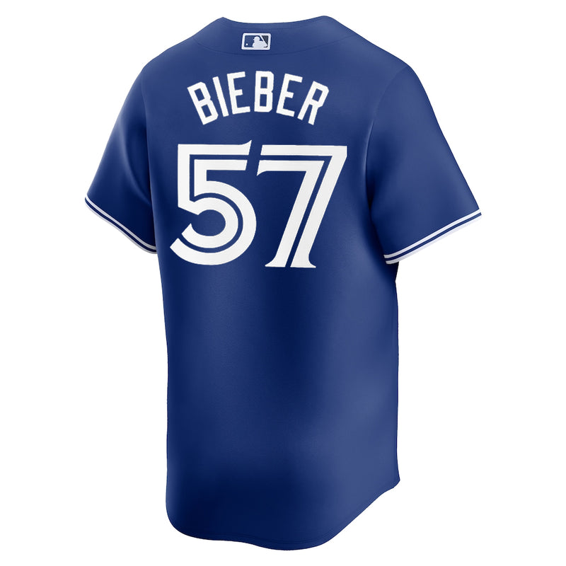 Chargez l'image dans la visionneuse de la galerie, Shane Bieber Toronto Blue Jays MLB Nike Royal Alternate Replica Jersey - Sport Army
