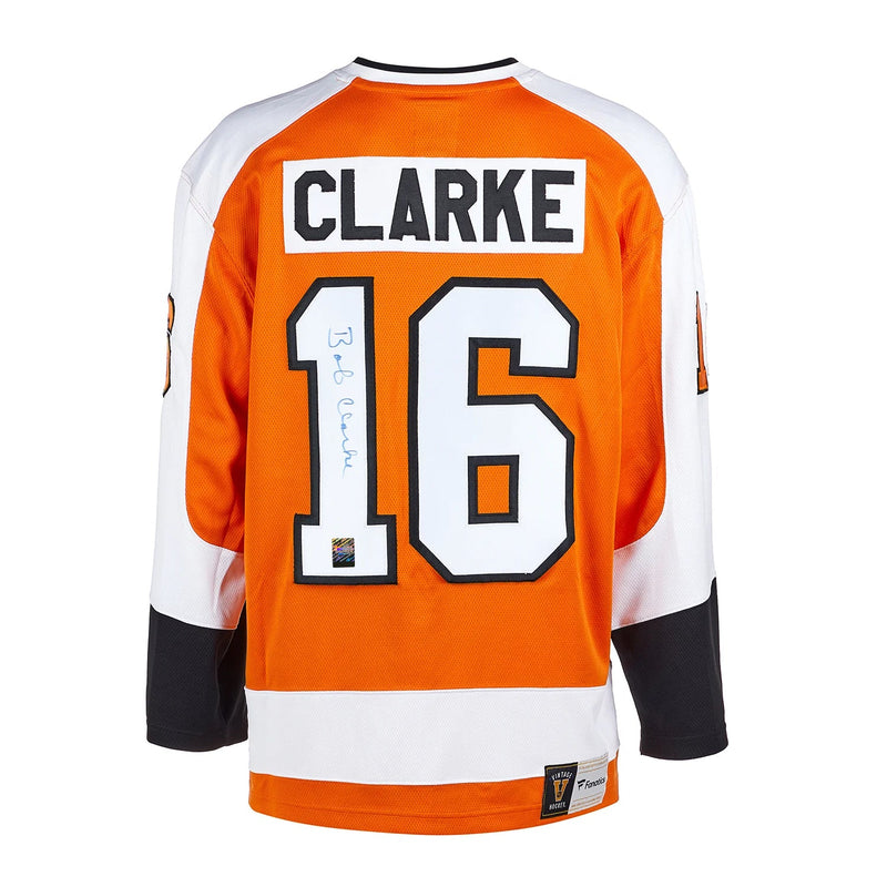 Load image into Gallery viewer, Bobby Clarke Signed Philadelphia Flyers Vintage Jersey - Heritage Hockey™
