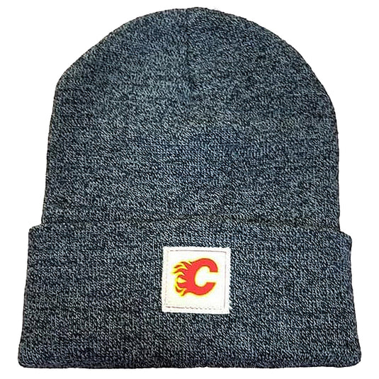 Bonnet en tricot à revers terrain LNH des Flames de Calgary