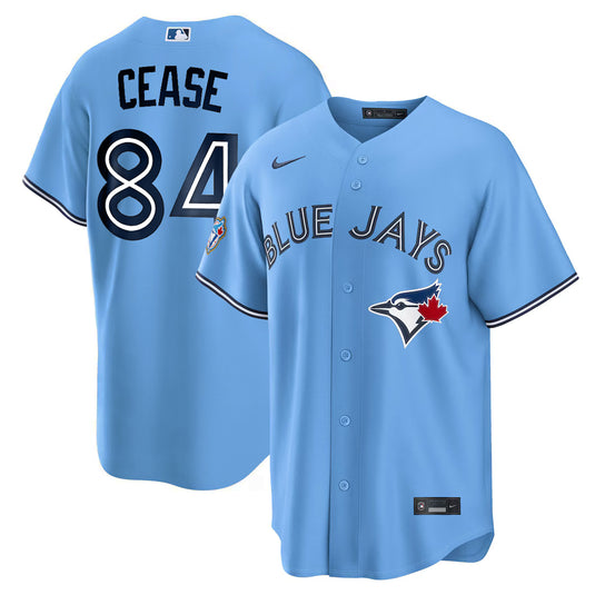 Dylan Cease 50th Anniversary Toronto Blue Jays MLB Nike Powder Blue Replica Jersey - Sport Army