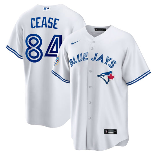 Dylan Cease 50th Anniversary Toronto Blue Jays MLB Nike White Home Replica Jersey - Sport Army