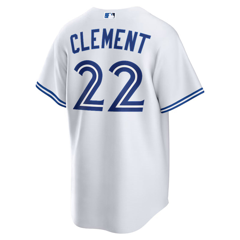 Chargez l'image dans la visionneuse de la galerie, Ernie Clement Toronto Blue Jays MLB Nike White Home Replica Jersey - Sport Army
