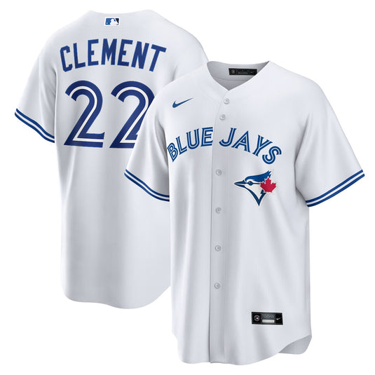 Ernie Clement Toronto Blue Jays MLB Nike White Home Replica Jersey - Sport Army