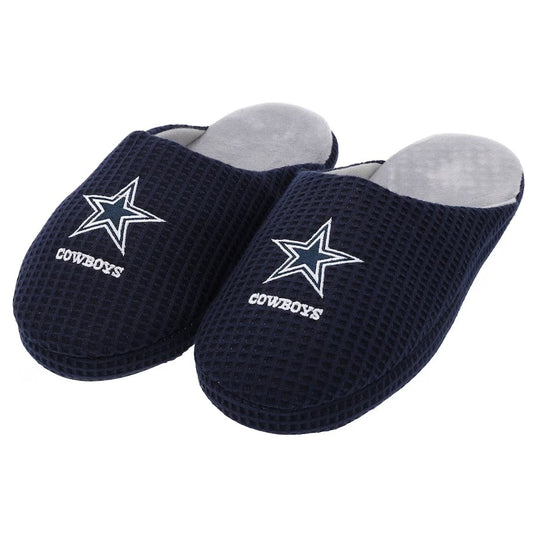 Dallas Cowboys NFL Big Logo Waffle Slippers