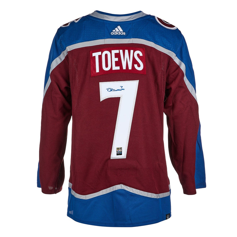 Load image into Gallery viewer, Devon Toews Signed Colorado Avalanche Adidas Pro Home Maroon Jersey
