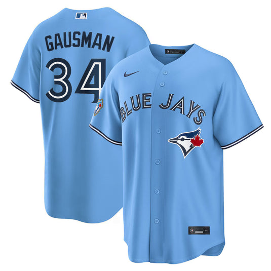 Kevin Gausman 50th Anniversary Toronto Blue Jays MLB Nike Powder Blue Replica Jersey - Sport Army