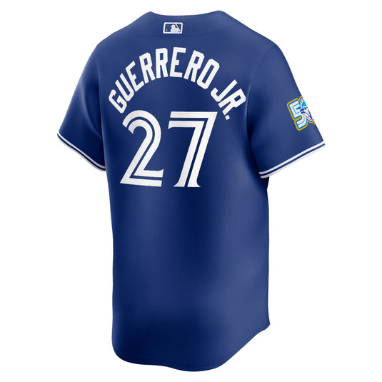 Vladimir Guerrero Jr. 50th Anniversary Toronto Blue Jays MLB Nike Royal Alternate Replica Jersey - Sport Army