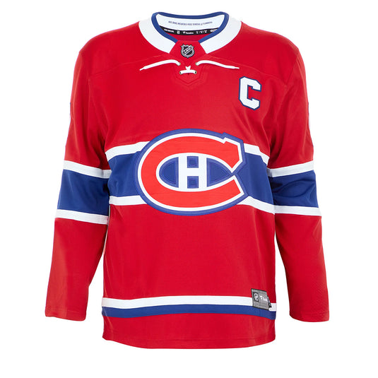 Jean Beliveau Signed Montreal Canadiens Fanatics Breakaway Home Red Jersey
