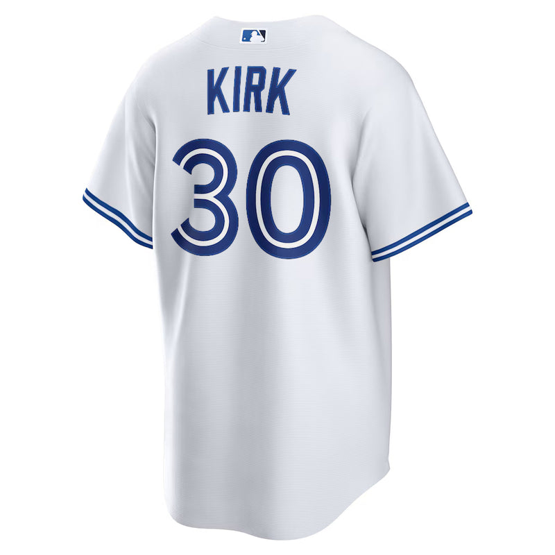 Chargez l'image dans la visionneuse de la galerie, Alejandro Kirk Toronto Blue Jays MLB Nike White Home Replica Jersey - Sport Army
