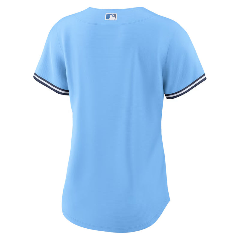 Chargez l'image dans la visionneuse de la galerie, Women's Toronto Blue Jays MLB Nike Powder Blue Alternate Replica Jersey - Sport Army

