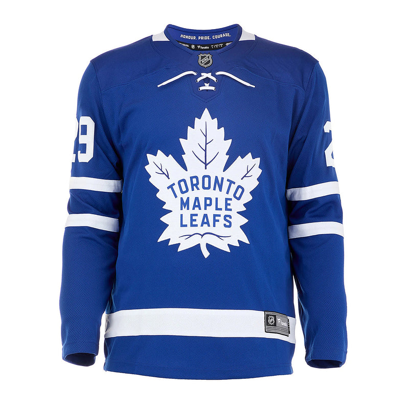 Chargez l'image dans la visionneuse de la galerie, Mike Palmateer Signed Toronto Maple Leafs Fanatics Breakaway Home Blue Jersey - Sport Army
