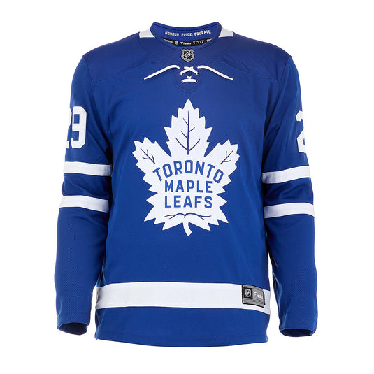 Mike Palmateer Signed Toronto Maple Leafs Fanatics Breakaway Home Blue Jersey - Sport Army