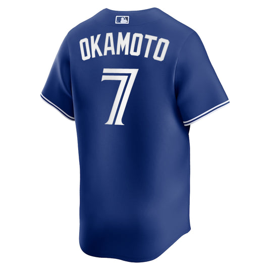 Kazuma Okamoto Toronto Blue Jays MLB Nike Royal Alternate Replica Jersey - Sport Army