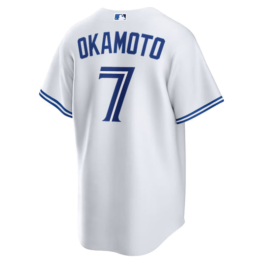 Kazuma Okamoto Toronto Blue Jays MLB Nike White Home Replica Jersey - Sport Army