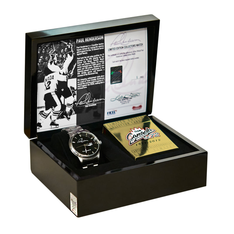 Load image into Gallery viewer, Paul Henderson Limited Edition Team Canada 1972 Collectors Watch
