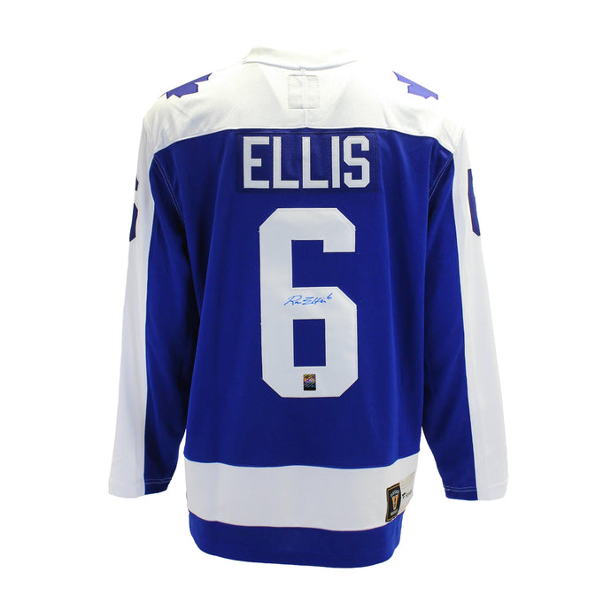 Ron Ellis Signed Toronto Maple Leafs Vintage Jersey