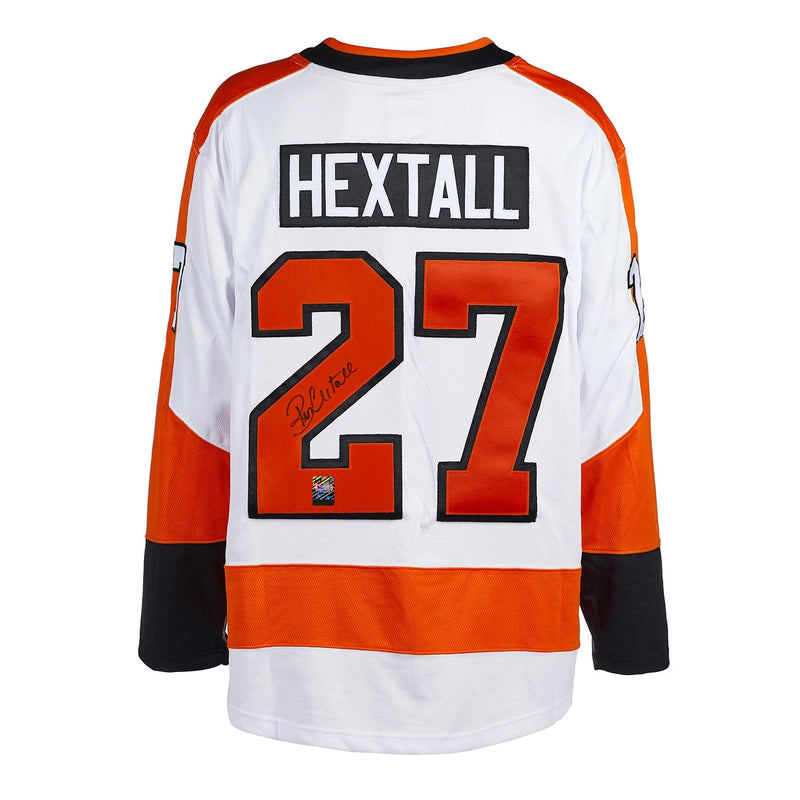 Load image into Gallery viewer, Ron Hextall Signed Philadelphia Flyers Fanatics Breakaway Away White Jersey
