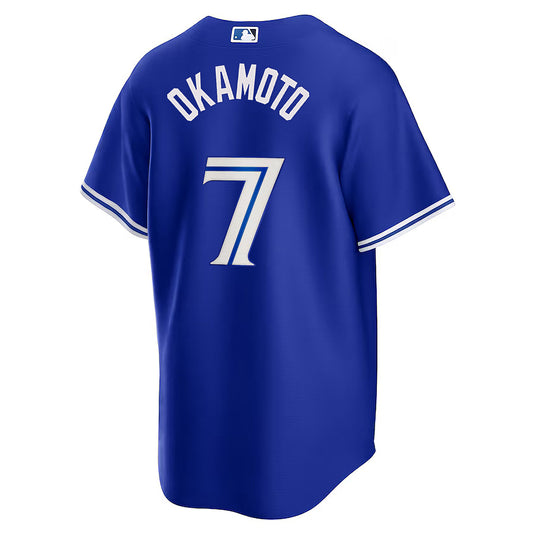 Kazuma Okamoto Toronto Blue Jays MLB Nike Royal Alternate Replica Jersey - Sport Army