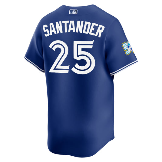 Anthony Santander 50th Anniversary Toronto Blue Jays MLB Nike Royal Alternate Replica Jersey - Sport Army