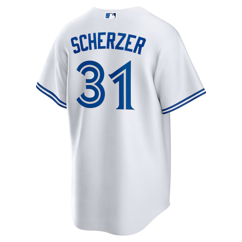 Max Scherzer Toronto Blue Jays MLB Nike White Home Replica Jersey