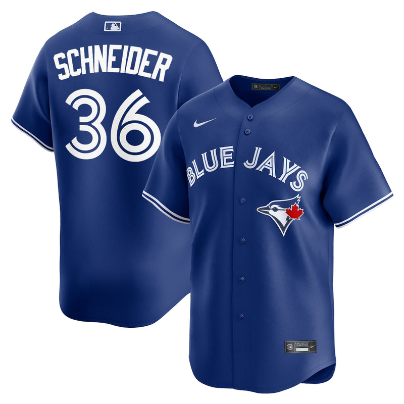 Load image into Gallery viewer, Davis Schneider Toronto Blue Jays MLB Nike Royal Alternate Replica Jersey - Sport Army
