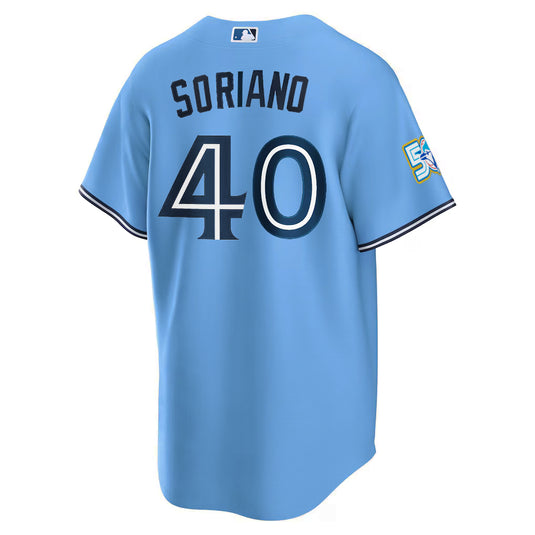 José Soriano 50th Anniversary Toronto Blue Jays MLB Nike Powder Blue Replica Jersey
