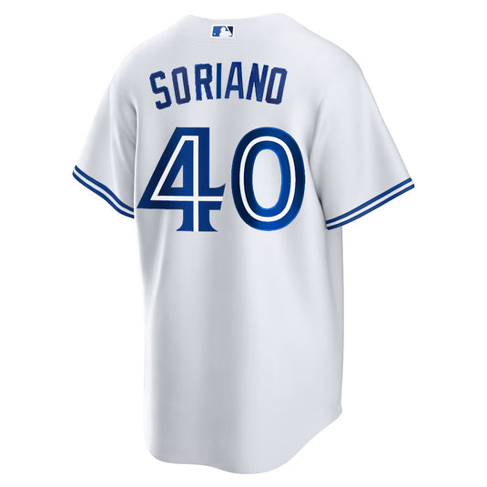 José Soriano Toronto Blue Jays MLB Nike White Home Replica Jersey