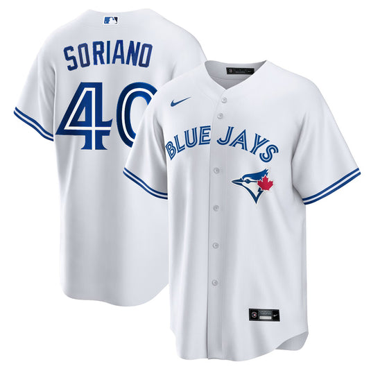 José Soriano Toronto Blue Jays MLB Nike White Home Replica Jersey